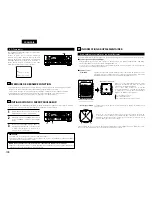 Предварительный просмотр 34 страницы Denon AVR-1804 (French) Operating Instructions Manual