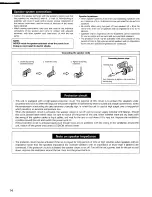 Предварительный просмотр 14 страницы Denon AVR-1905/785 Operating Instructions Manual