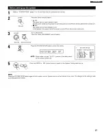 Предварительный просмотр 21 страницы Denon AVR-1905/785 Operating Instructions Manual