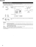 Предварительный просмотр 22 страницы Denon AVR-1905/785 Operating Instructions Manual