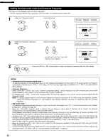 Предварительный просмотр 24 страницы Denon AVR-1905/785 Operating Instructions Manual