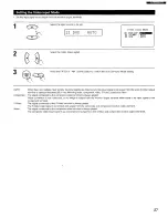 Предварительный просмотр 27 страницы Denon AVR-1905/785 Operating Instructions Manual