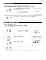 Предварительный просмотр 29 страницы Denon AVR-1905/785 Operating Instructions Manual