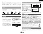 Preview for 5 page of Denon AVR-1906 Operating Instructions Manual