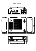 Denon AVR 1907 - AV Receiver Dimensions preview