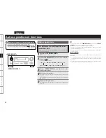 Предварительный просмотр 54 страницы Denon AVR-1909 Owner'S Manual