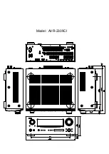 Denon AVR 2309CI - AV Receiver Dimensions preview