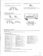 Предварительный просмотр 19 страницы Denon AVR-2500 Operating Instructions Manual