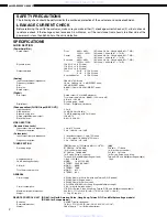 Preview for 2 page of Denon AVR-2801/981 Service Manual