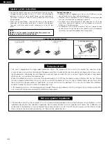 Preview for 12 page of Denon AVR-2802/982 Operating Instructions Manual