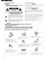 Preview for 2 page of Denon AVR-2802 Operating Instructions Manual