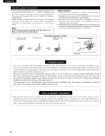 Preview for 12 page of Denon AVR-2802 Operating Instructions Manual