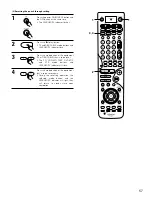 Предварительный просмотр 57 страницы Denon AVR 2805 - AV Receiver Operating Instructions Manual