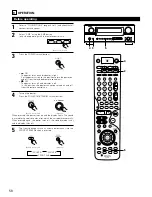 Предварительный просмотр 58 страницы Denon AVR 2805 - AV Receiver Operating Instructions Manual