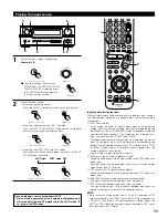 Предварительный просмотр 59 страницы Denon AVR 2805 - AV Receiver Operating Instructions Manual