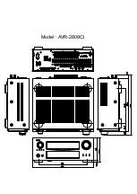 Denon AVR 2809CI - AV Receiver Dimensions preview