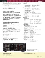 Предварительный просмотр 2 страницы Denon AVR 3802 Brochure & Specs