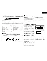 Предварительный просмотр 3 страницы Denon AVR 3802 Operating Instructions Manual