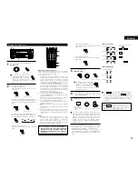 Предварительный просмотр 23 страницы Denon AVR 3802 Operating Instructions Manual