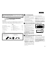 Предварительный просмотр 43 страницы Denon AVR 3802 Operating Instructions Manual