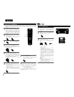 Предварительный просмотр 62 страницы Denon AVR 3802 Operating Instructions Manual