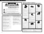 Preview for 2 page of Denon AVR-3803 Operating Instruction