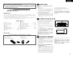 Preview for 3 page of Denon AVR-3803 Operating Instruction