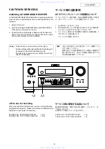 Предварительный просмотр 5 страницы Denon AVR-4308CI Service Manual