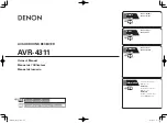 Предварительный просмотр 1 страницы Denon AVR-4311 Owner'S Manual