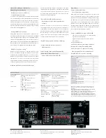 Preview for 2 page of Denon AVR-590 Specifications