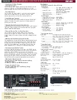 Предварительный просмотр 2 страницы Denon AVR-683 Brochure & Specs