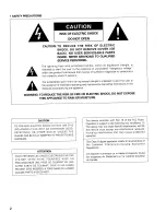 Предварительный просмотр 2 страницы Denon AVR-85 Operating Instructions Manual