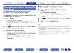 Preview for 149 page of Denon AVR-A110 Owner'S Manual