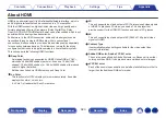 Preview for 320 page of Denon AVR-A1H Owner'S Manual