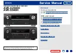 Denon AVR-S940H Service Manual preview