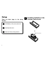 Предварительный просмотр 4 страницы Denon AVR-X1100W Quick Start Manual