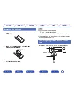 Предварительный просмотр 8 страницы Denon AVR-X1200W Owner'S Manual