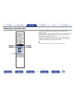 Предварительный просмотр 119 страницы Denon AVR-X1200W Owner'S Manual