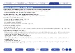 Preview for 222 page of Denon AVR-X1600H Owner'S Manual
