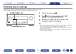 Preview for 243 page of Denon AVR-X2300W Owner'S Manual