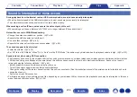 Предварительный просмотр 238 страницы Denon AVR-X2700H Owner'S Manual
