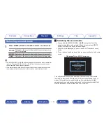 Preview for 120 page of Denon AVR-X3100W Owner'S Manual