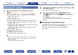 Preview for 144 page of Denon AVR-X3800H Owner'S Manual