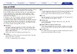 Preview for 281 page of Denon AVR-X3800H Owner'S Manual