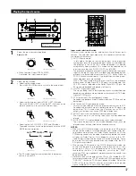 Предварительный просмотр 37 страницы Denon AVR5700 - THX Audio/Video Receiver Operating Instructions Manual