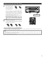 Предварительный просмотр 41 страницы Denon AVR5700 - THX Audio/Video Receiver Operating Instructions Manual