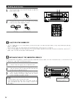 Предварительный просмотр 54 страницы Denon AVR5700 - THX Audio/Video Receiver Operating Instructions Manual