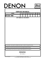 Preview for 1 page of Denon CEOL RCD-N9 Service Manual