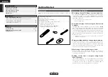 Предварительный просмотр 6 страницы Denon CHR-F103 Operating Instructions Manual