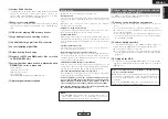 Предварительный просмотр 7 страницы Denon CHR-F103 Operating Instructions Manual